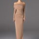 THE MUSE DRESS - NUDE, S